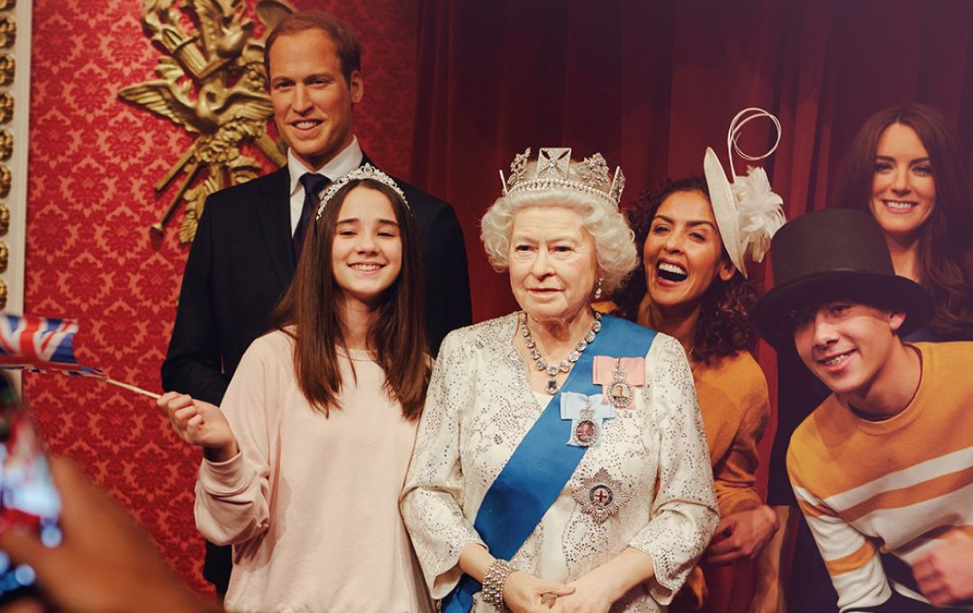 royalty at madame tussauds