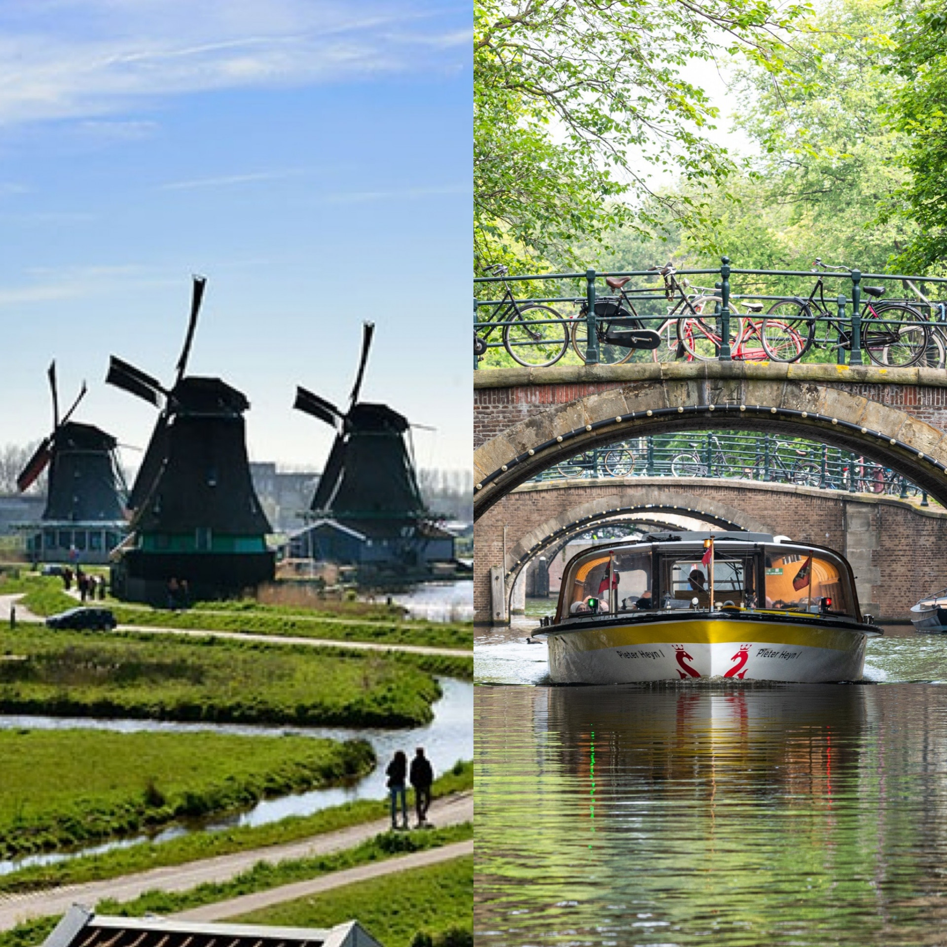 Zaanse Schans and an Amsterdam Canal Cruise